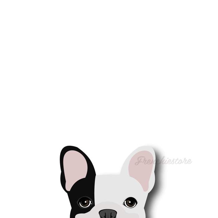 Frenchie Sticker | Frenchiestore | Black L Pied French Bulldog Car Decal, Frenchie Dog, French Bulldog pet products