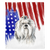 Patriotic Shih Tzu Blanket | American dog in Watercolors, Frenchie Dog, French Bulldog pet products