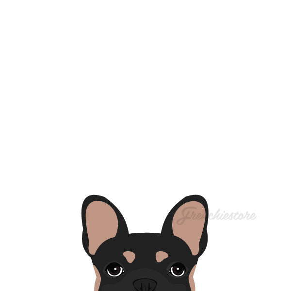 Frenchie Sticker | Frenchiestore | Black & Tan French Bulldog Car Decal, Frenchie Dog, French Bulldog pet products