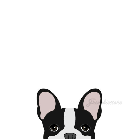 Frenchie Sticker | Frenchiestore | Black Pied French Bulldog Car Decal, Frenchie Dog, French Bulldog pet products