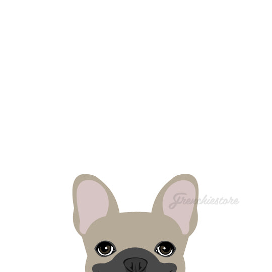 Frenchie Sticker | Frenchiestore |  Blue Fawn French Bulldog Car Decal, Frenchie Dog, French Bulldog pet products
