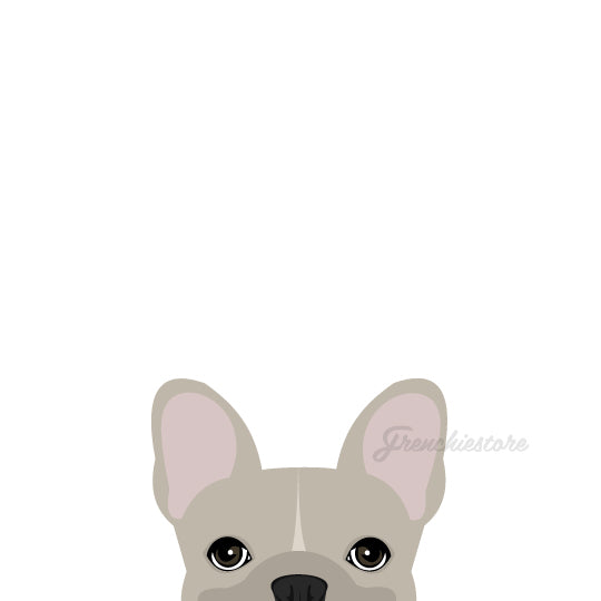 Frenchie Sticker | Frenchiestore | Cream W/ Line French Bulldog Car Decal, Frenchie Dog, French Bulldog pet products