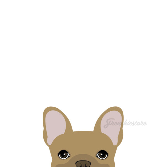 Frenchie Sticker | Frenchiestore | Fawn French Bulldog Car Decal, Frenchie Dog, French Bulldog pet products