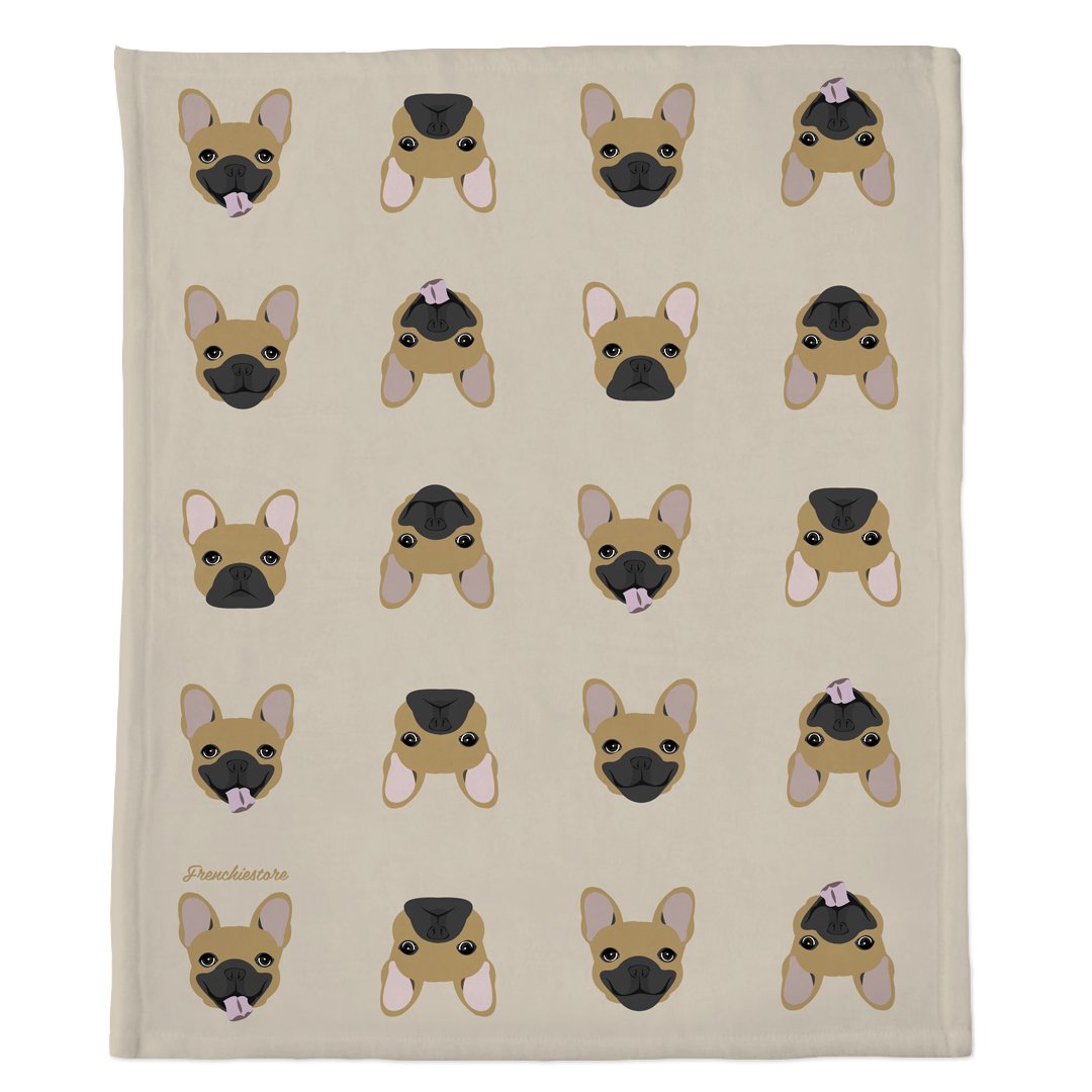 Frenchie Blanket | Frenchiestore | Fawn French Bulldog, Frenchie Dog, French Bulldog pet products