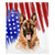Patriotic German Shepherd Blanket | American dog in Watercolors, Frenchie Dog, French Bulldog pet products