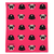 Pug Blanket | Different Pug dogs on Hot Pink, Frenchie Dog, French Bulldog pet products