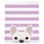 White French Bulldog on Lavender Stripes | Frenchie Blanket, Frenchie Dog, French Bulldog pet products