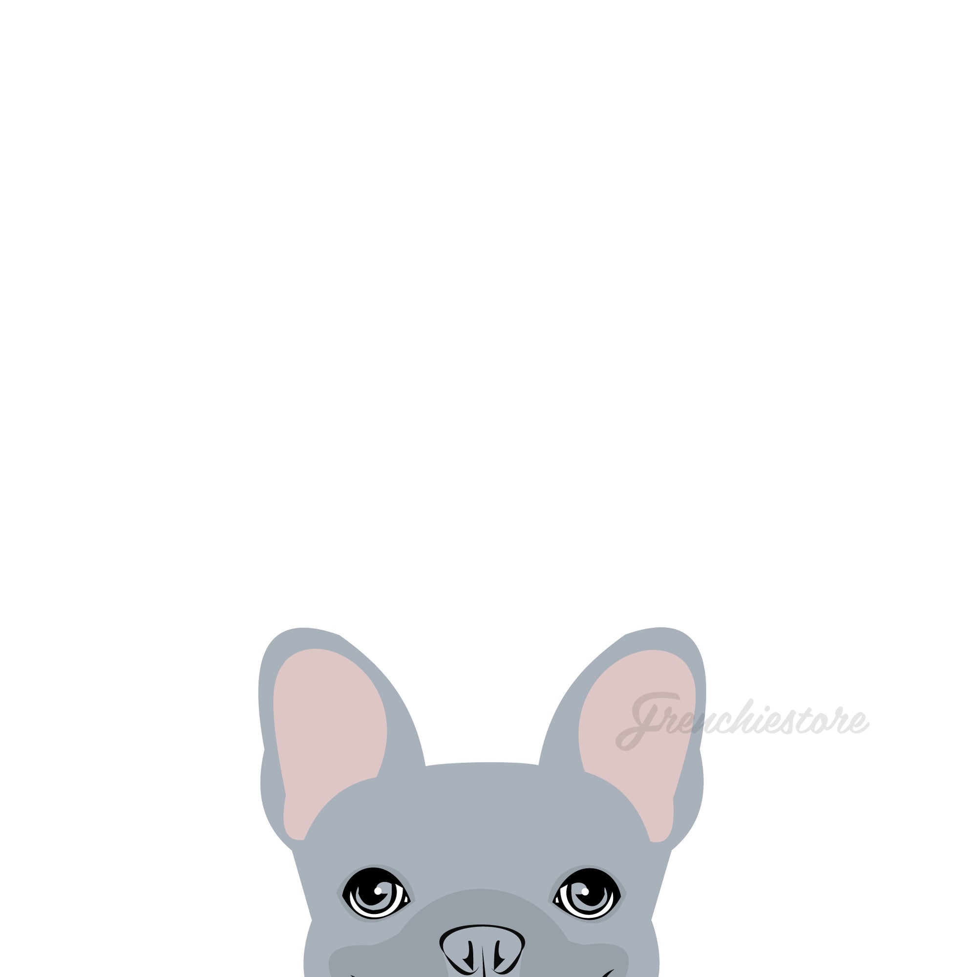 Frenchie Sticker | Frenchiestore |  Lilac French Bulldog Car Decal, Frenchie Dog, French Bulldog pet products