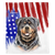 Patriotic Rottweiler Blanket | American dog in Watercolors, Frenchie Dog, French Bulldog pet products
