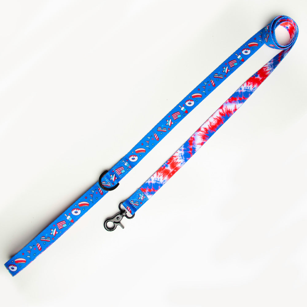 Frenchiestore Dog Luxury Leash | Red, White &amp; Blue, Frenchie Dog, French Bulldog pet products