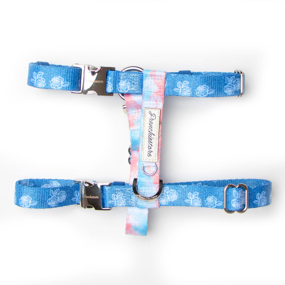 Adjustable Pet Health Strap Harness | Denim, Frenchie Dog, French Bulldog pet products
