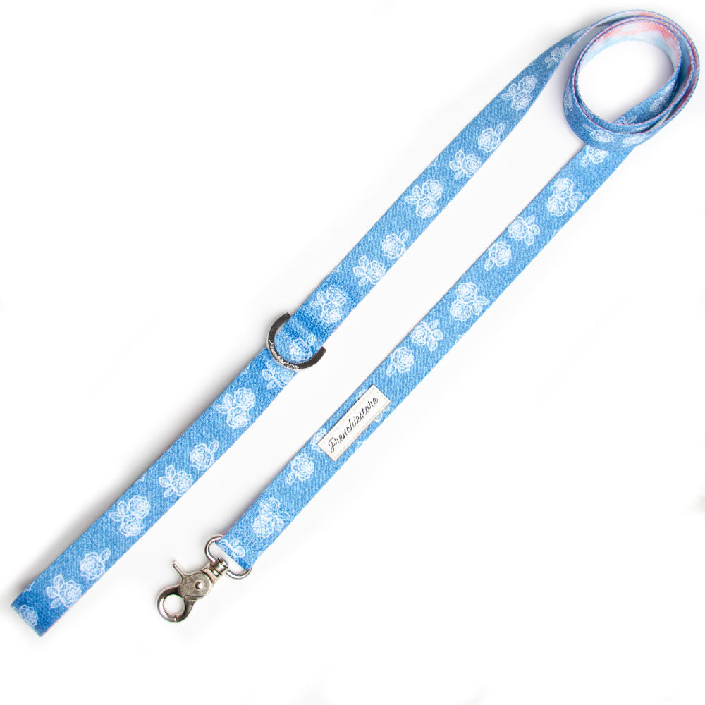 Frenchiestore Dog Luxury Leash | Denim, Frenchie Dog, French Bulldog pet products