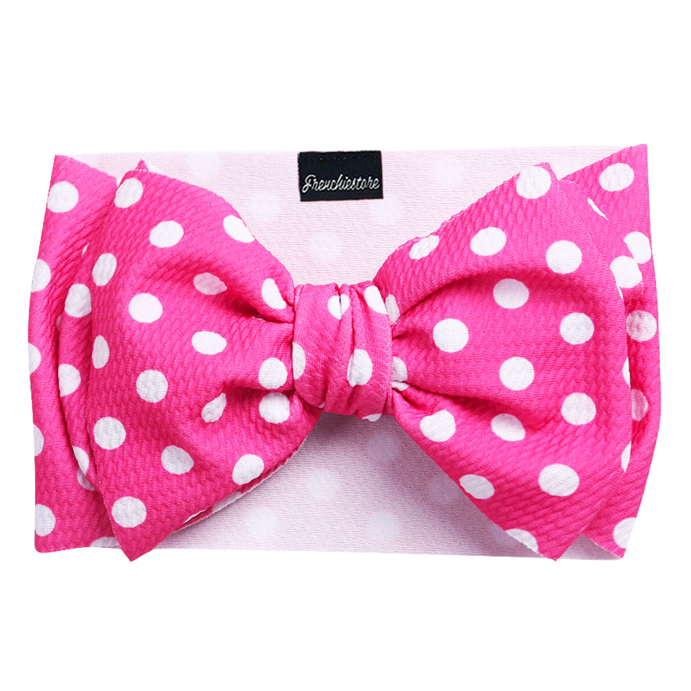 Frenchiestore Pet Head Bow | Pink Polka Dots, Frenchie Dog, French Bulldog pet products