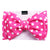 Frenchiestore Pet Head Bow | Pink Polka Dots, Frenchie Dog, prodotti per animali domestici Bulldog francese