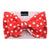Frenchiestore Pet Head Bow | Red Polka Dots, Frenchie Dog, French Bulldog pet products
