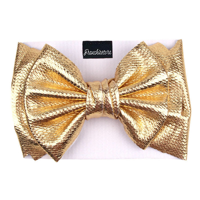 Frenchiestore Pet Head Bow | Metalic Gold, Frenchie Dog, French Bulldog pet products