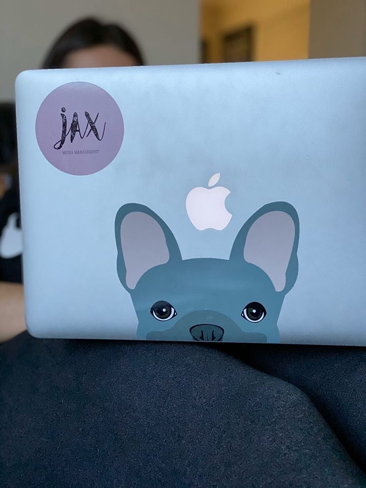 Frenchie Sticker | Frenchiestore |  Blue French Bulldog Car Decal, Frenchie Dog, French Bulldog pet products