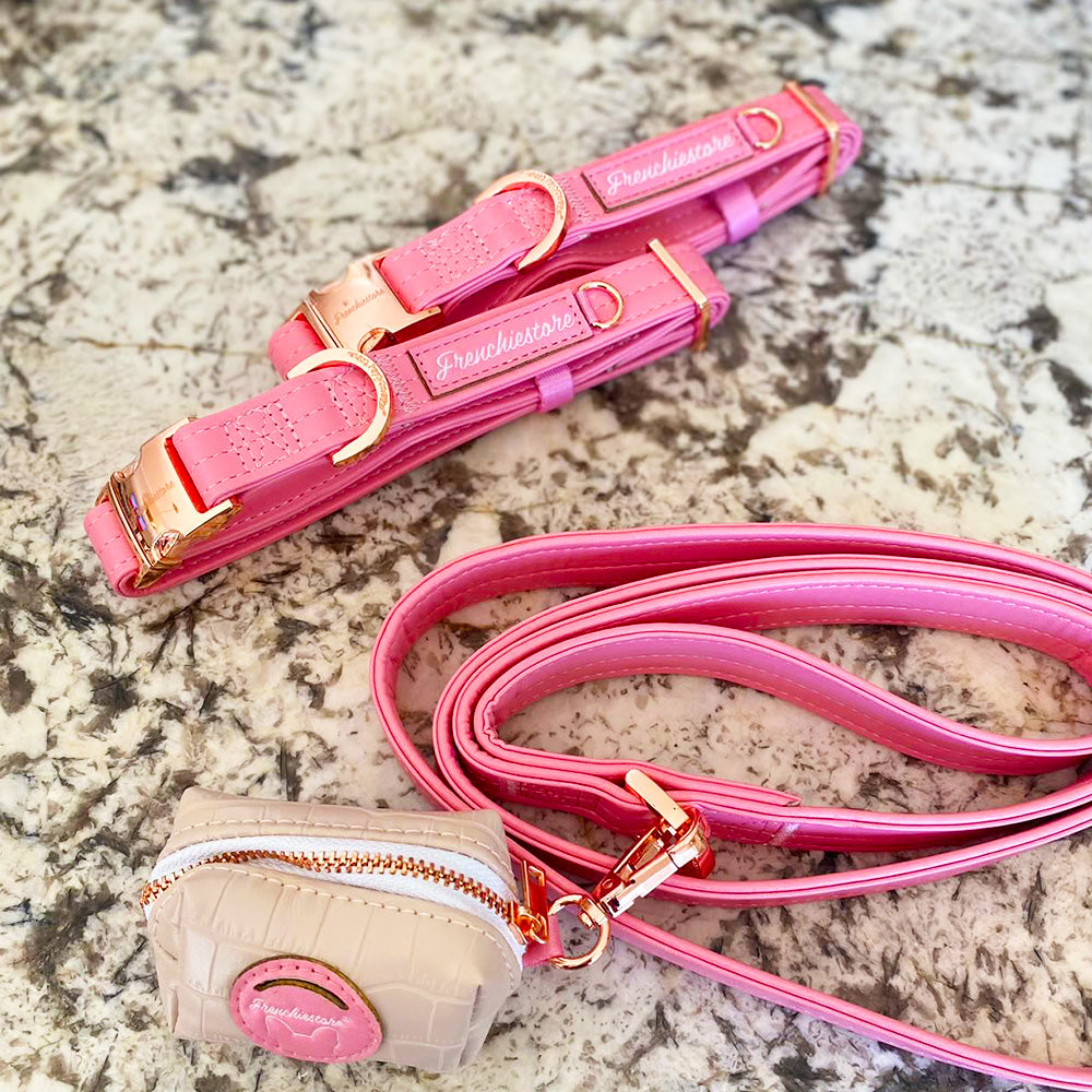 Frenchiestore Breakaway Dog Collar | Blushed, Frenchie Dog, French Bulldog pet products