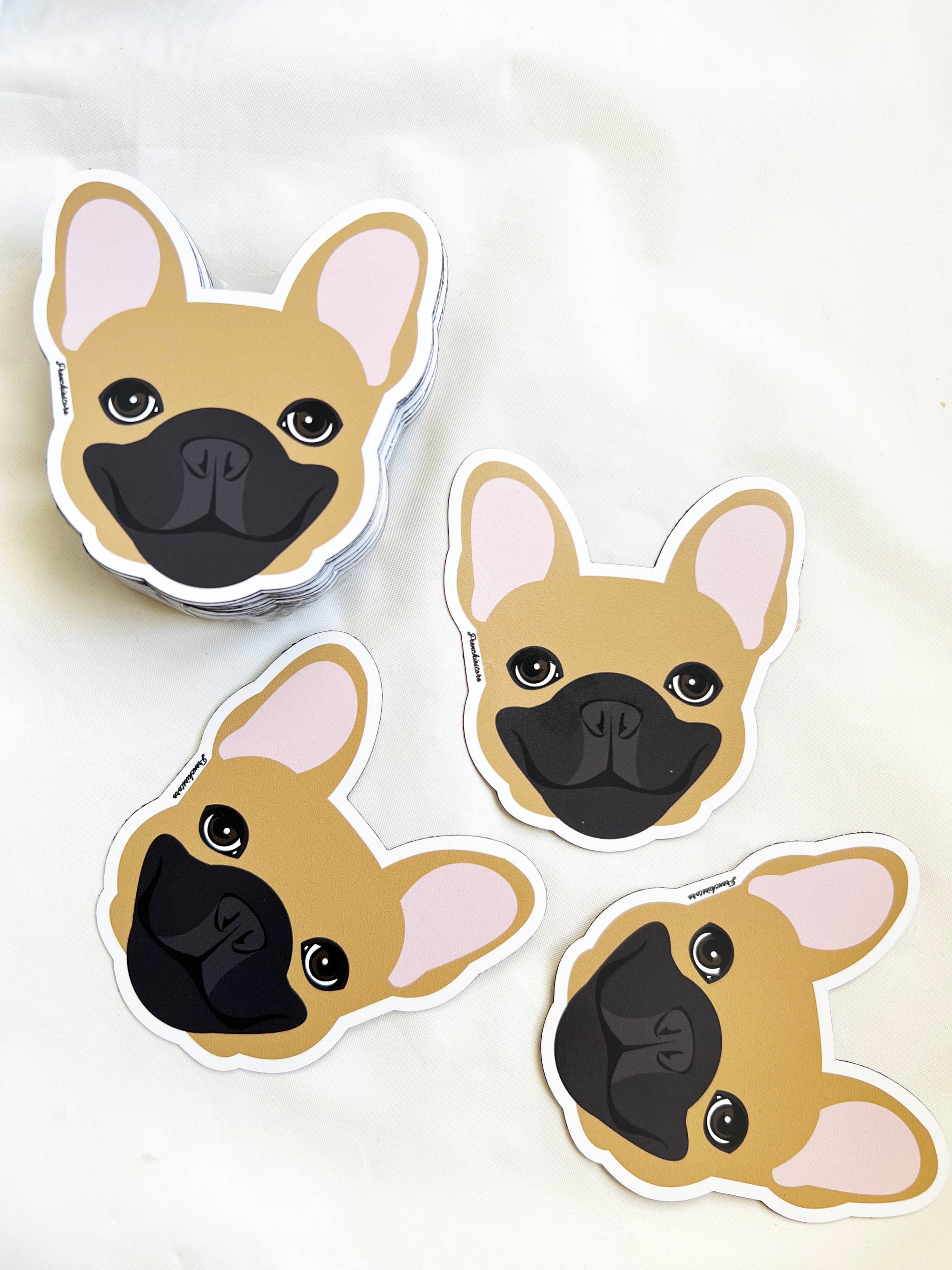 Frenchie Magnet | Frenchiestore | Fawn W/ Mask French Bulldog Magnet, Frenchie Dog, French Bulldog pet products