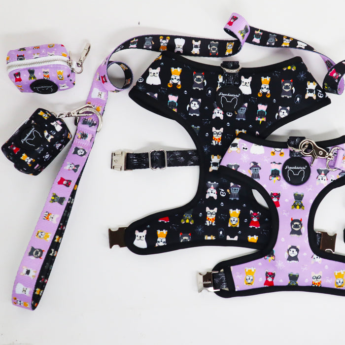 Frenchie Attire Bundle with black accessories | Frenchiestore, Frenchie Dog, French Bulldog pet products