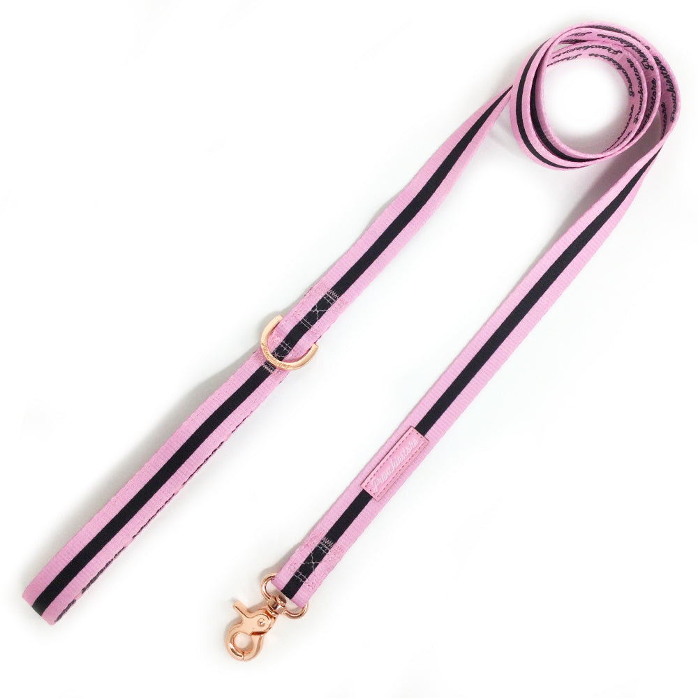 Frenchiestore Dog Luxury Leash | Pink Varsity, Frenchie Dog, French Bulldog pet products
