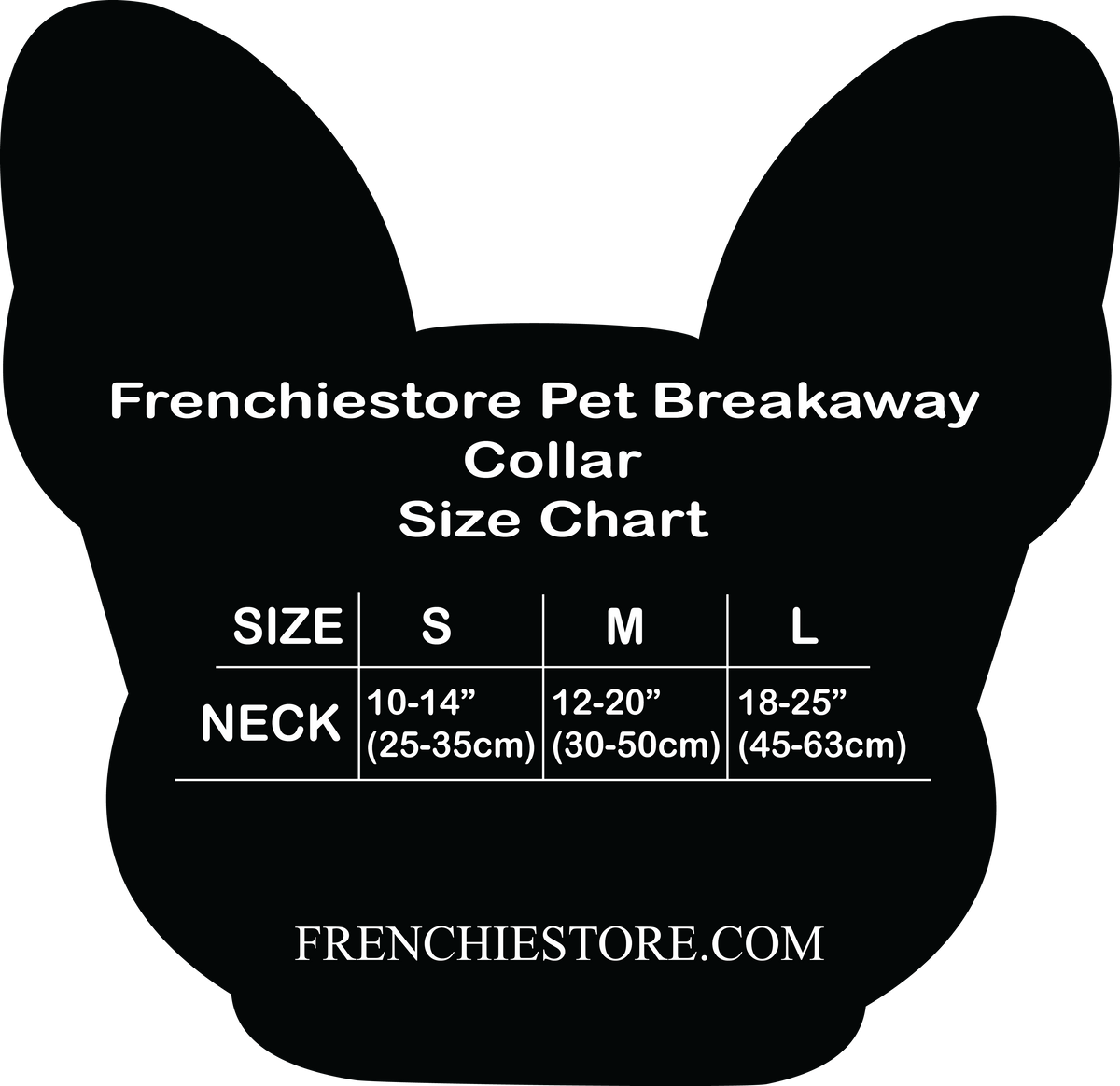French bulldog puppy collar size best sale