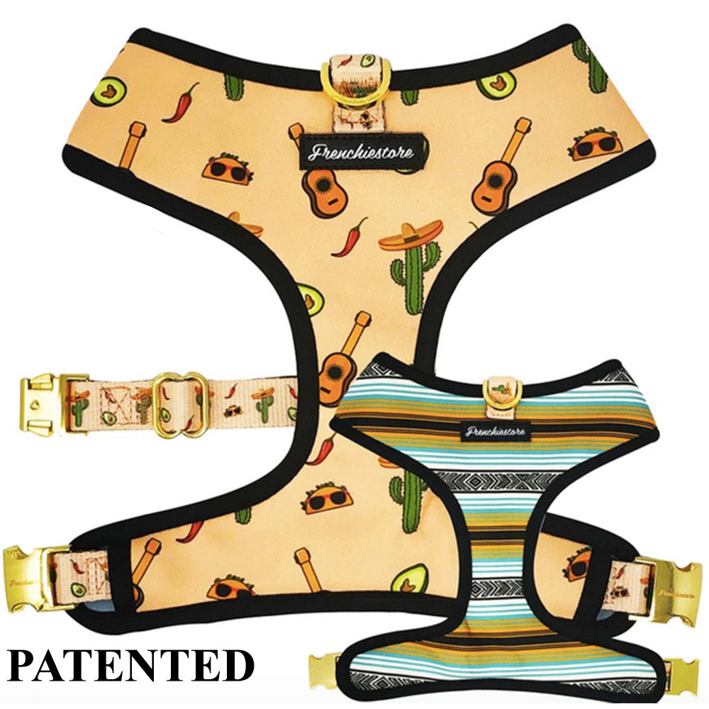 Frenchiestore Reversible Dog Health Harness | Livin&#39; La Vida Frenchie, Frenchie Dog, French Bulldog pet products