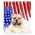 Patriotic American Bully Blanket | American dog in Watercolors, Frenchie Dog, French Bulldog pet products