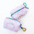 Dispensador de bolsas de caca de cuero vegano Frenchiestore | Productos para mascotas Lavender/Lilac Varsity, Frenchie Dog, French Bulldog