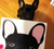 Французский стикер | Frenchiestore | Наклейка на автомобиль с черным французским бульдогом, Французская собака, зоотовары для французского бульдога