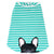 Camisa Frenchie | Frenchiestore | Bulldog francés negro en aguamarina, perro Frenchie, productos para mascotas Bulldog francés