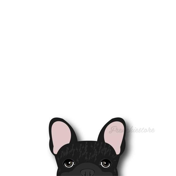 Frenchie Sticker | Frenchiestore |  Black Brindle French Bulldog Car Decal, Frenchie Dog, French Bulldog pet products