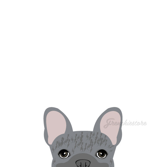 Frenchie Sticker | Frenchiestore |  Blue Brindle French Bulldog Car Decal, Frenchie Dog, French Bulldog pet products