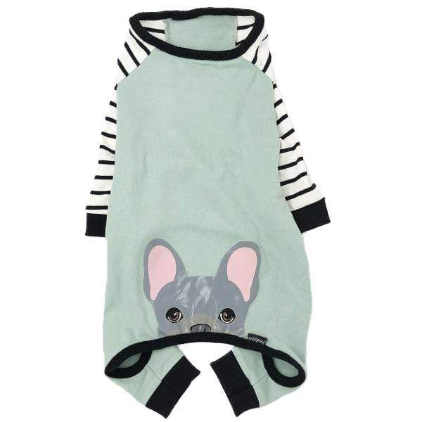 French Bulldog Pajamas | Frenchie Clothing | Blue Frenchie dog, Frenchie Dog, French Bulldog pet products
