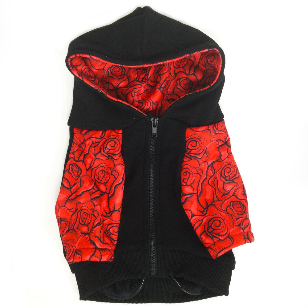 Frenchiestore Organic Dog hoodie | Lips &amp; Roses, Frenchie Dog, French Bulldog pet products