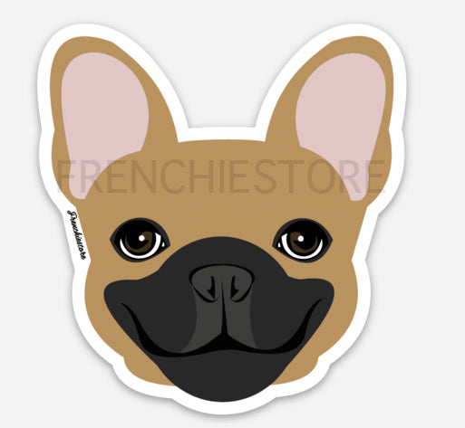 Frenchie Magnet | Frenchiestore | Fawn W/ Mask French Bulldog Magnet, Frenchie Dog, French Bulldog pet products