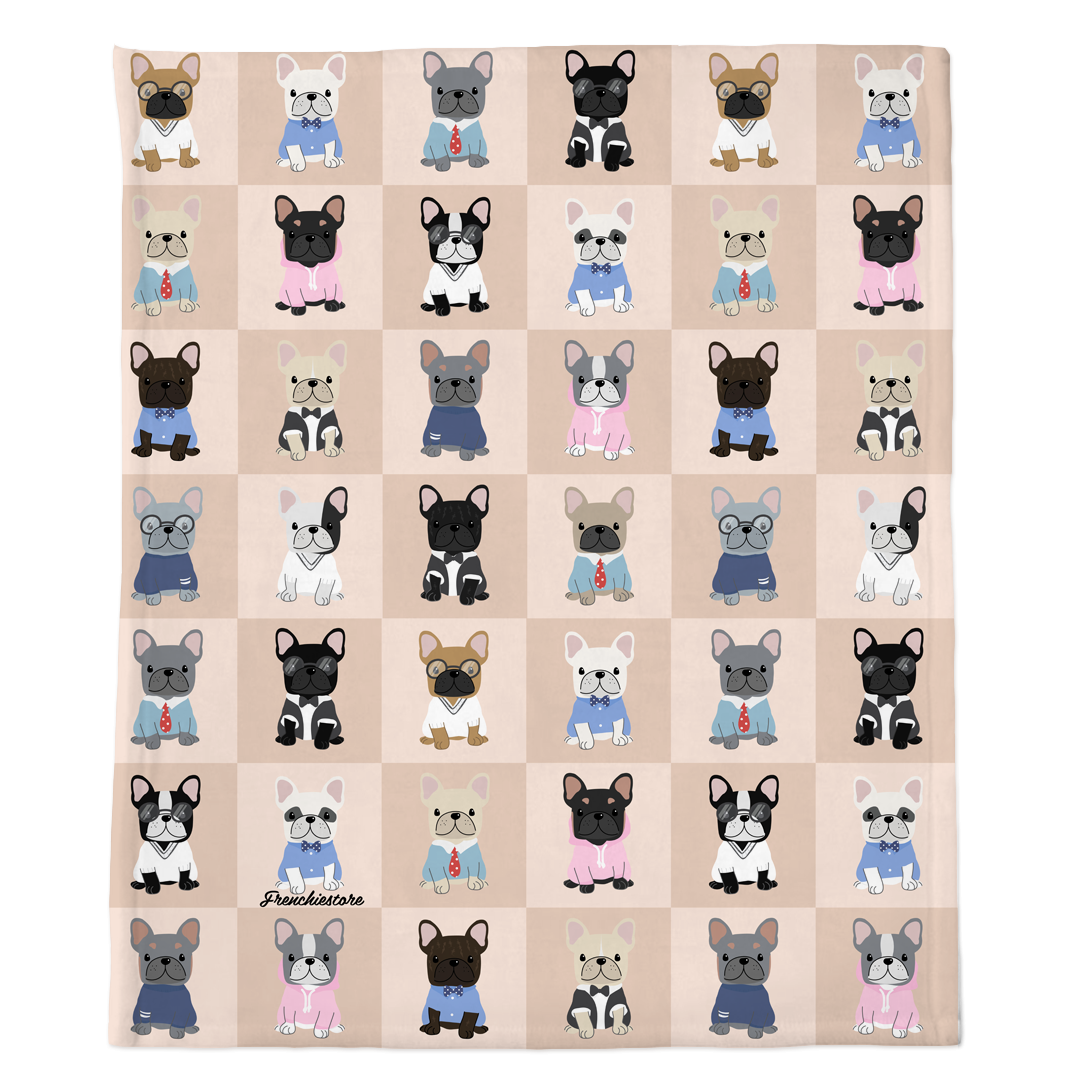 French bulldog outlet fabric