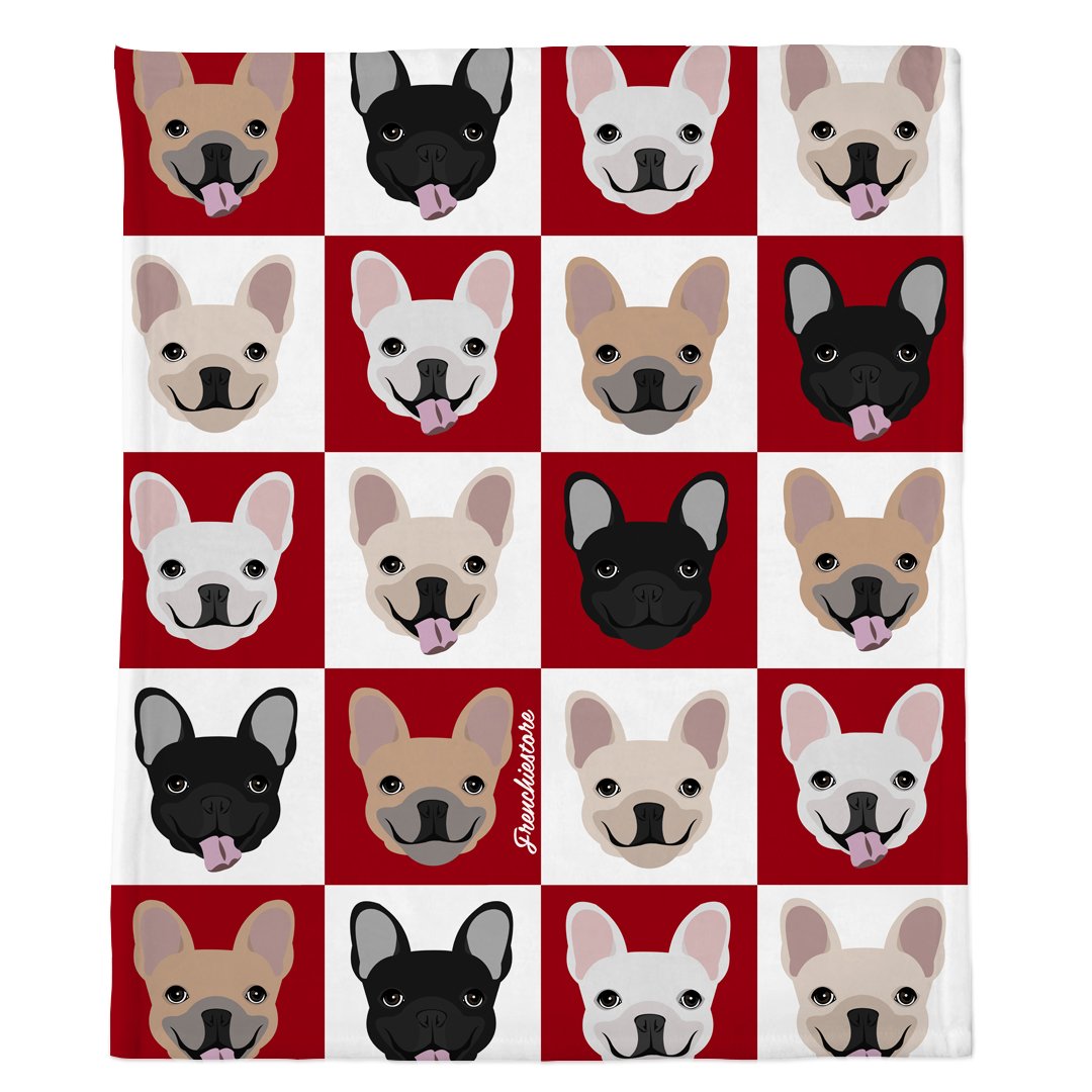 Frenchie Blanket | Frenchiestore | French Bulldogs Wine O'clock, Frenchie Dog, French Bulldog pet products